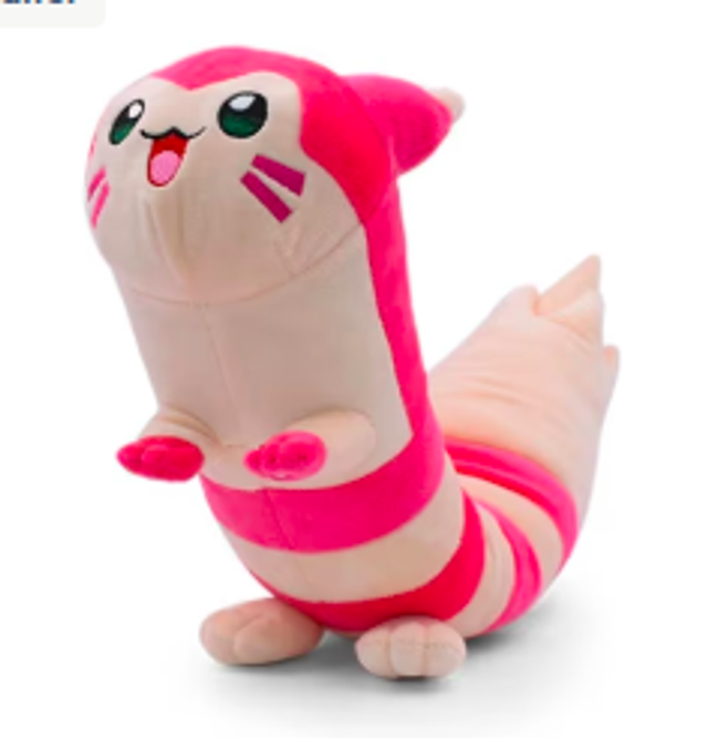 Pokemon grote knuffel Furret roze (45cm)