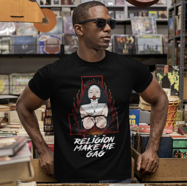 T-shirt męski Religion Make Me Gag