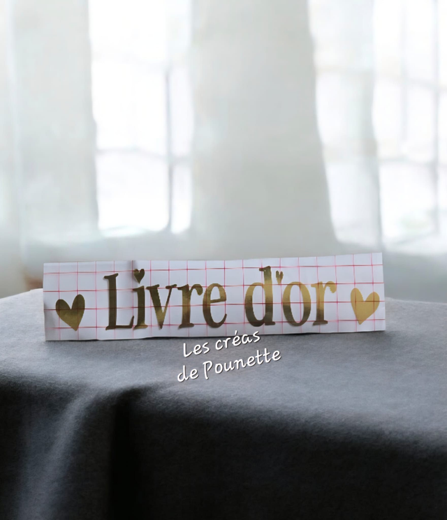 Sticker "Livre d'or"