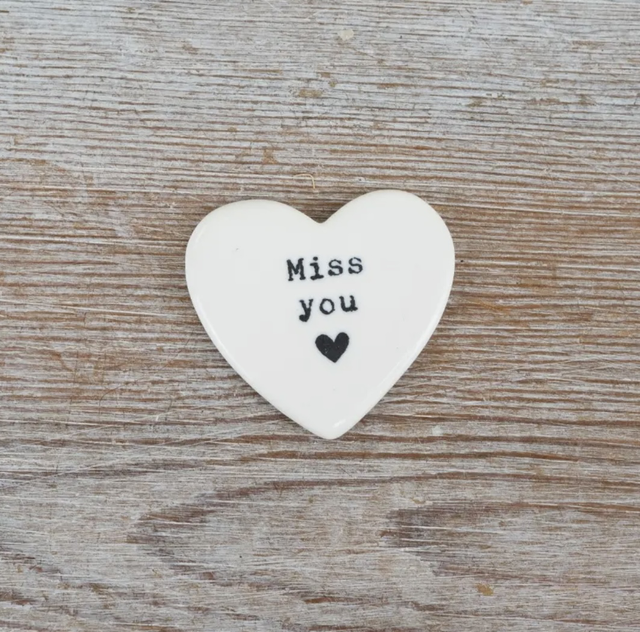 Miss you heart token 
