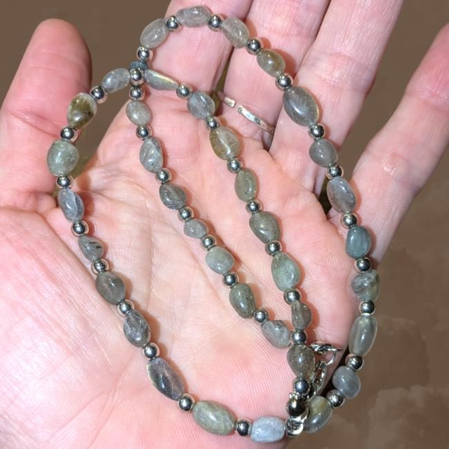 Collier "Labradorite" C-004