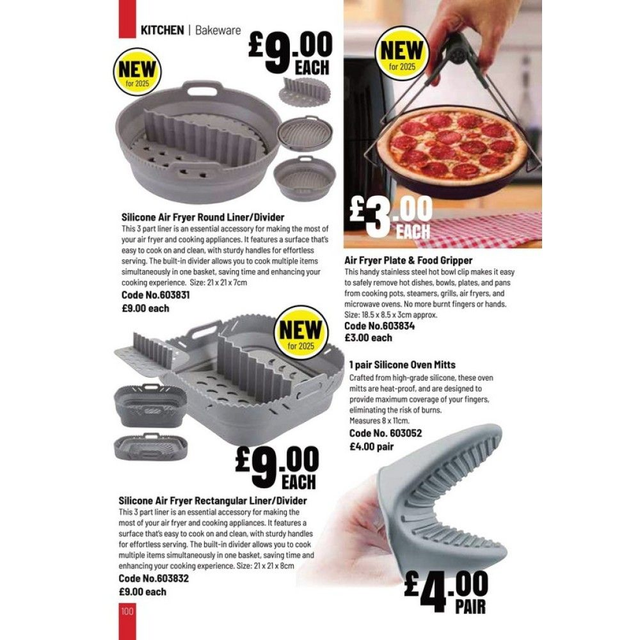 Air Fryer Plate &amp; Food Gripper