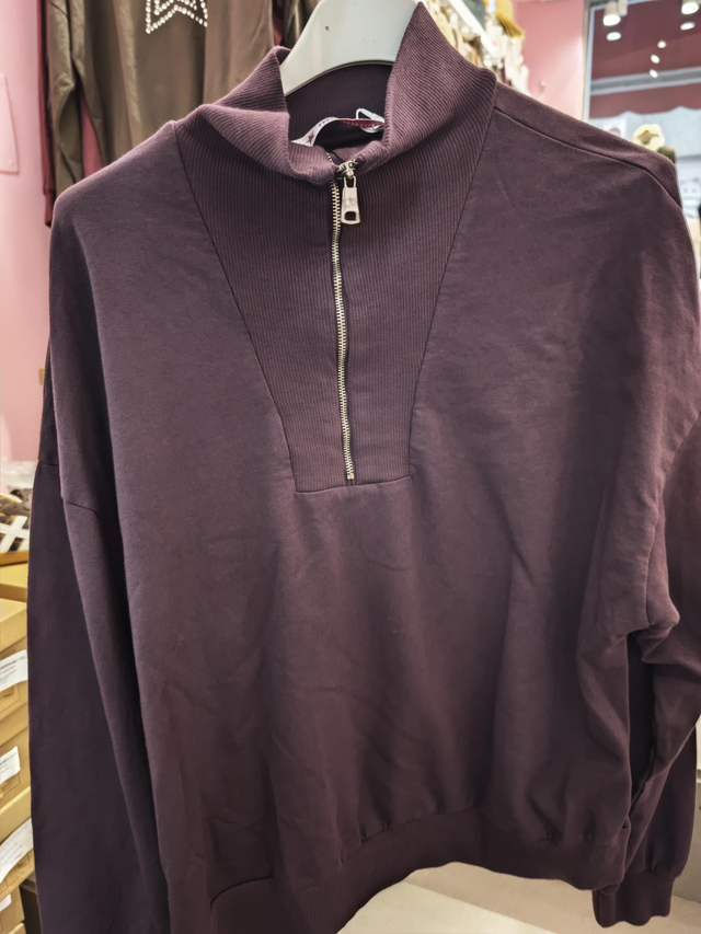 Sudadera Cremallera Corta