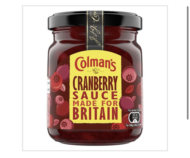Colman's Cranberry Sauce 165g