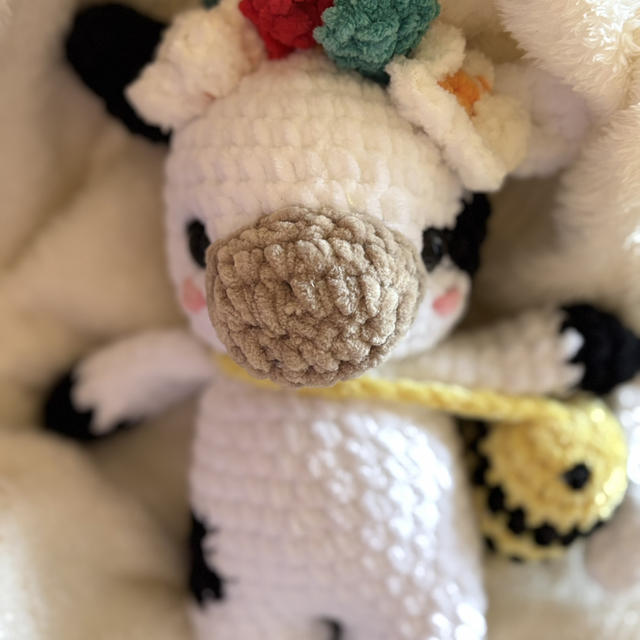 Vache fleurs 🌷 🐝 