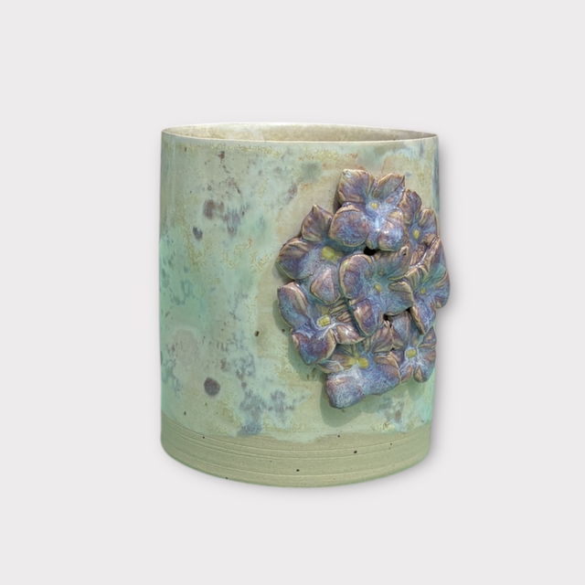 Klemmekrus Blå Hotensia fra CharlottesClayGround