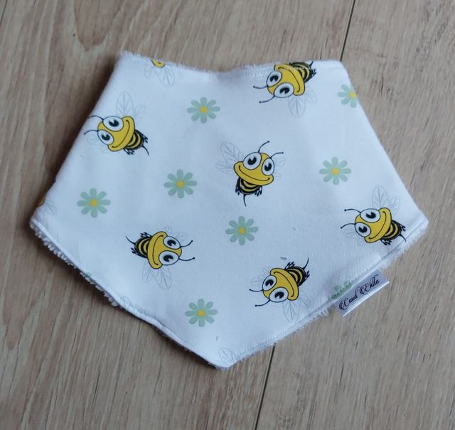 Bavoir bandana abeille