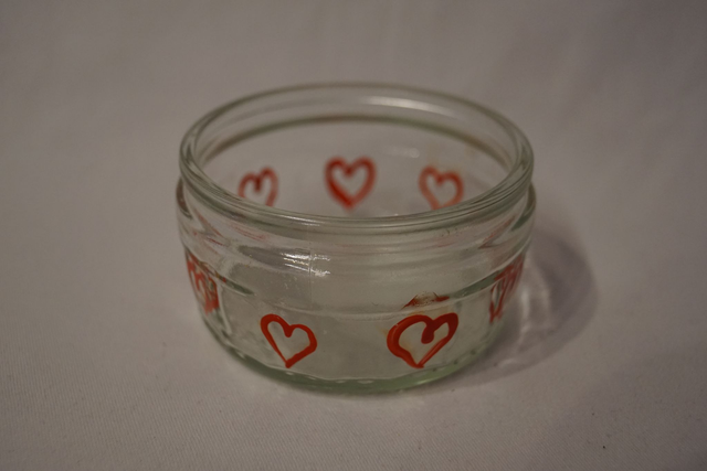 Teelichtglas "Herz"