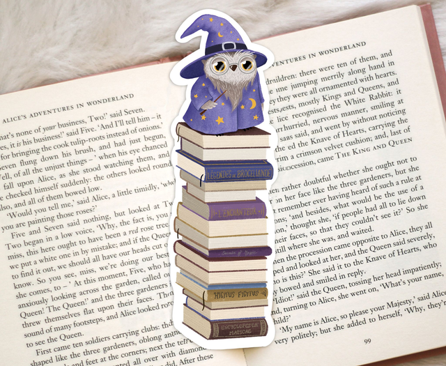 Marque-page Merlin Hibou