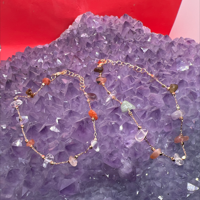 **Duo de Bracelets en Pierres Naturelles – Harmonie et Élégance**  