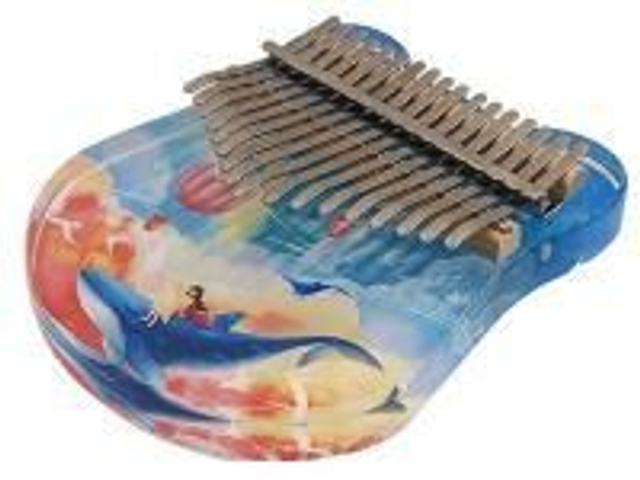 Kalimba de 8 notas acrílicas, EK08, BEE