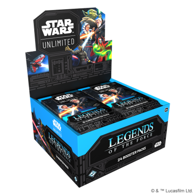 Star Wars Unlimited: Legends of the Force Booster Display