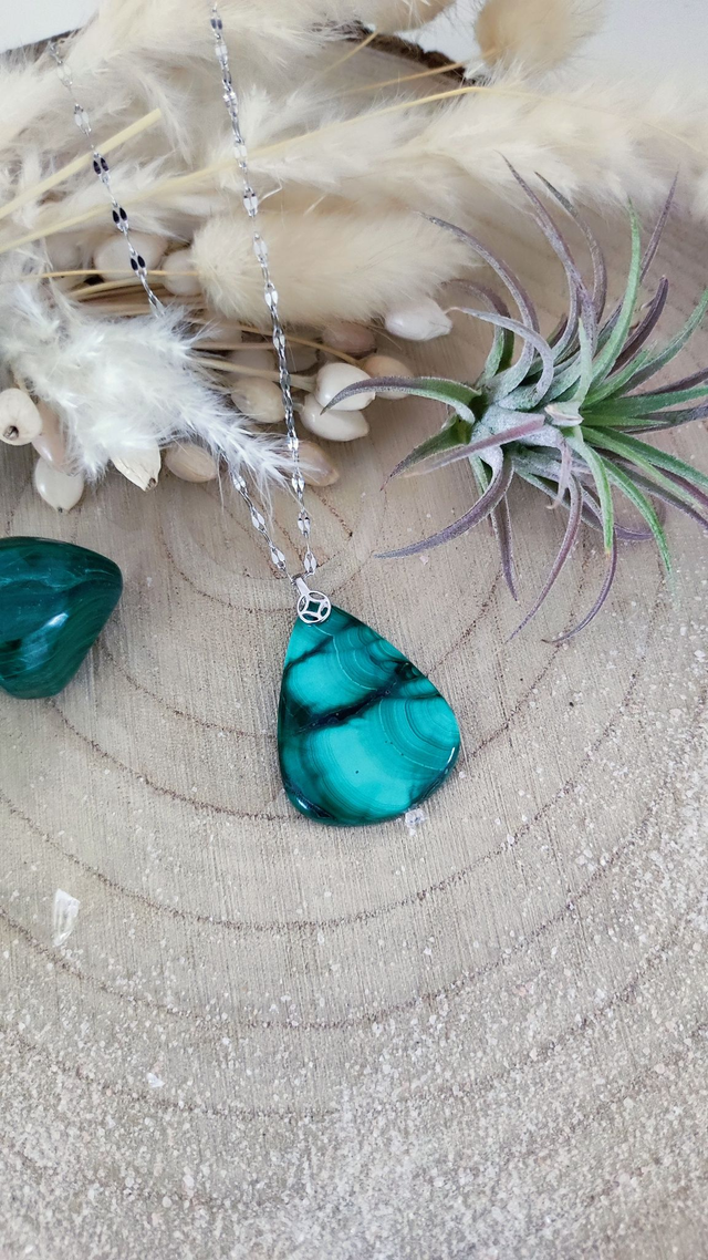 Pendentif Malachite