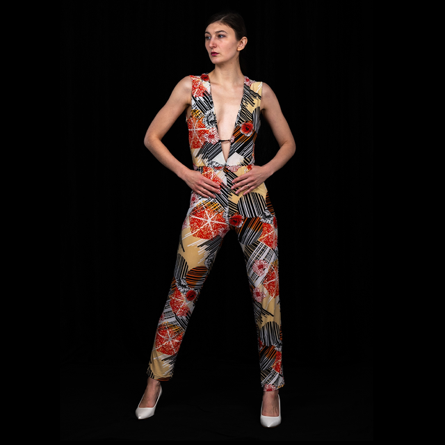 Combinaison Élégante Sans Manches