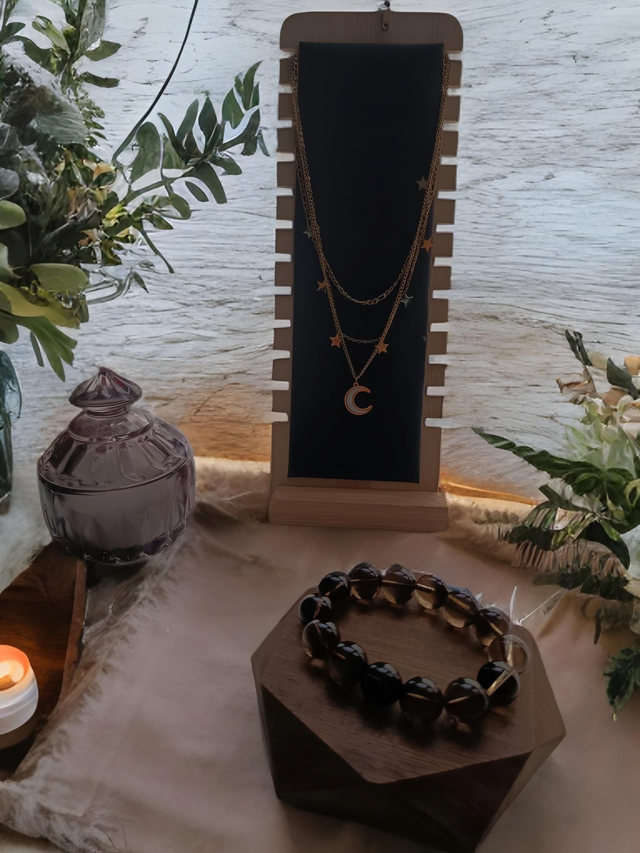 Collier multi-rang en acier inoxydable "Stella"