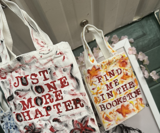 Hand Painted Tote Bags