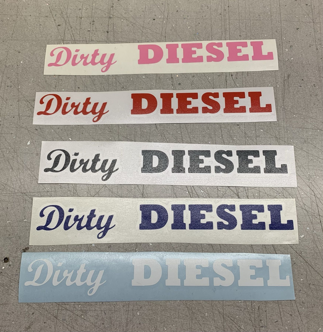 Dirty Diesel Sticker 