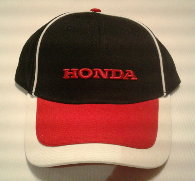 casquette HONDA paddock noir et rouge