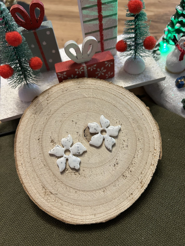 Madeline blanc moucheté 