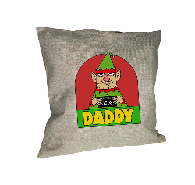 Burlap Cushion - Daddy
