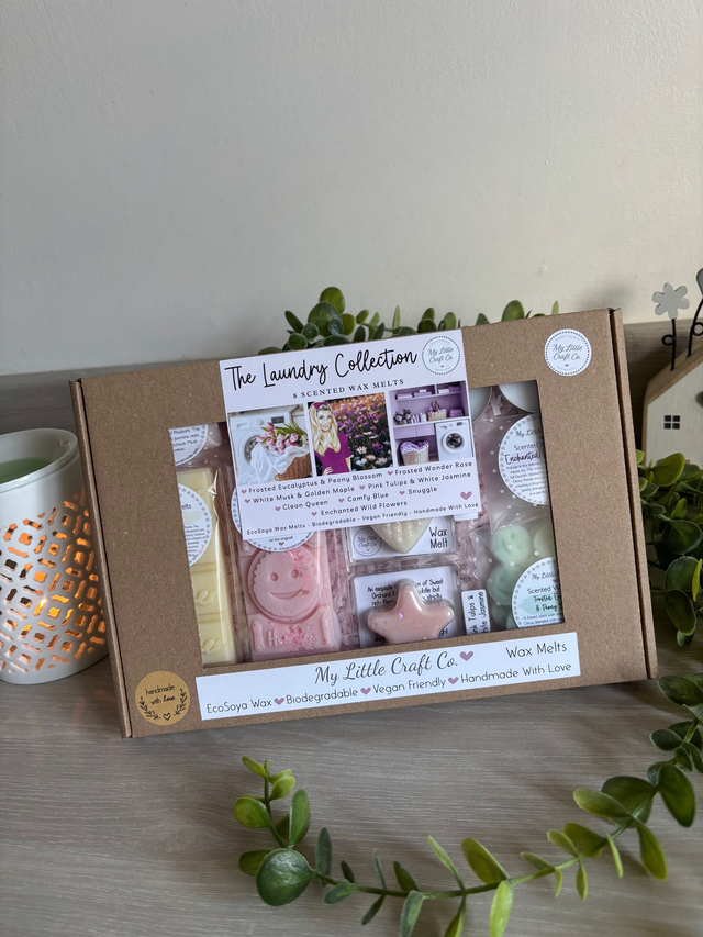 Laundry Gift Box, Wax Melt Hamper, Birthday Gift, Highly Scented Wax Melts, Hinch Inspired Wax Melts, Home Decor, Gift for her, Thank You