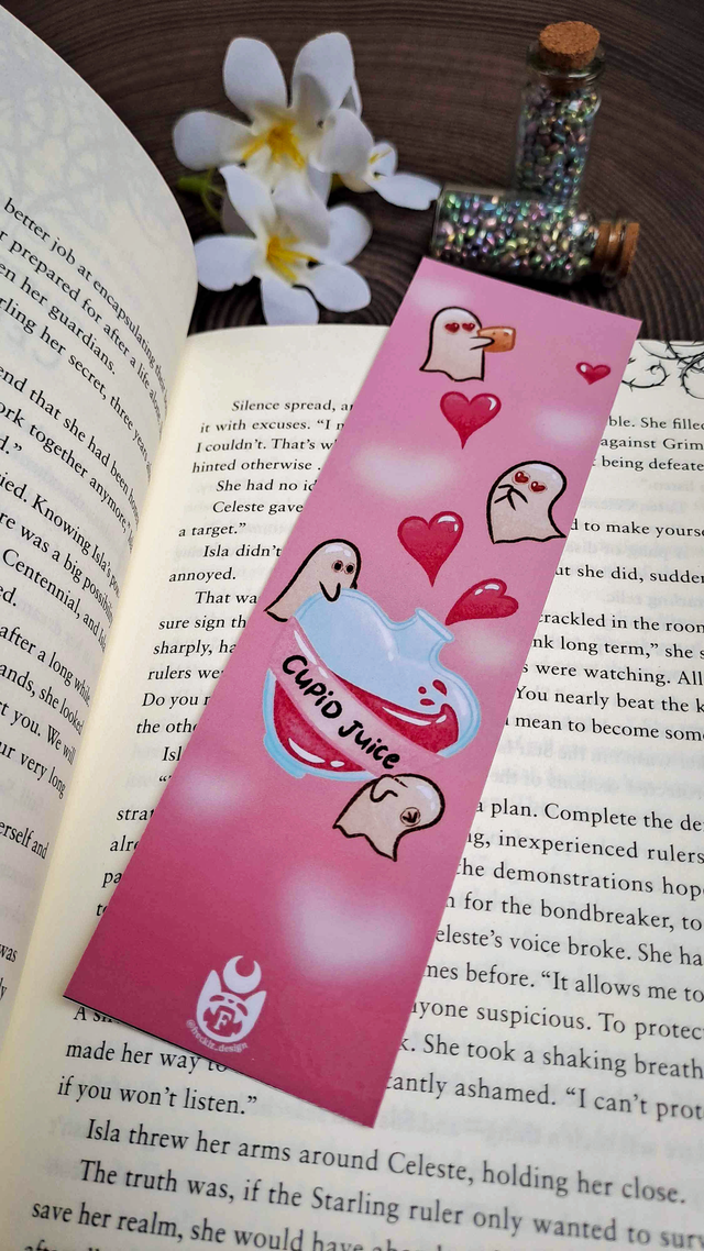 Ghostly Cupid Juice Bookmark