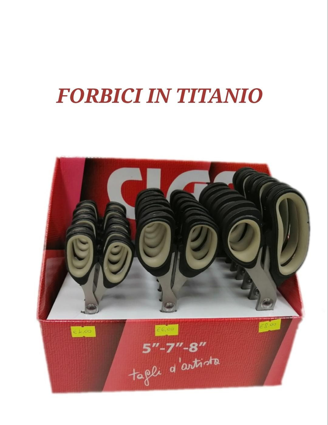 FORBICI TITANIO