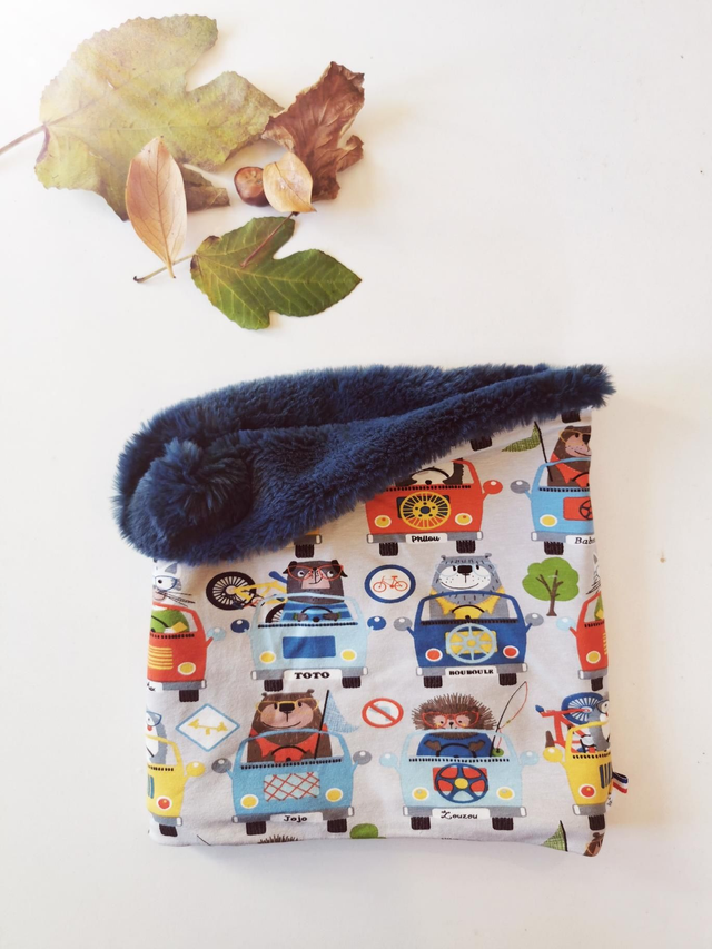Snood enfant Animaux en voiture