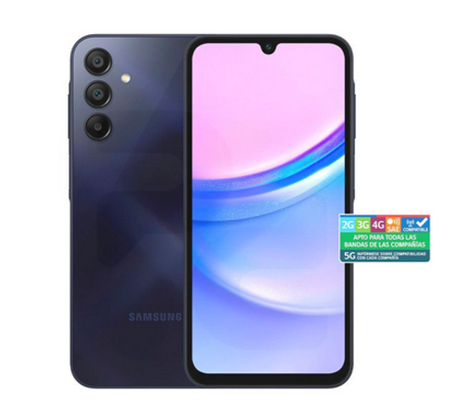 Smartphone A15 LTE 128GB/4GB Negro Liberado