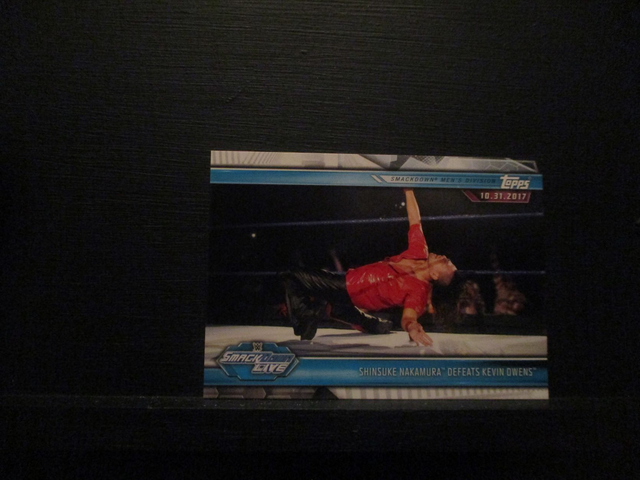 Shinsuke Nakamura Defetas Kevin Owens - Champions Original Trading Card #66