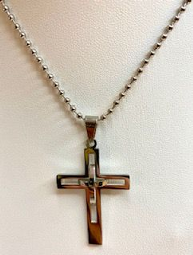 Collier Pendentif Croix 