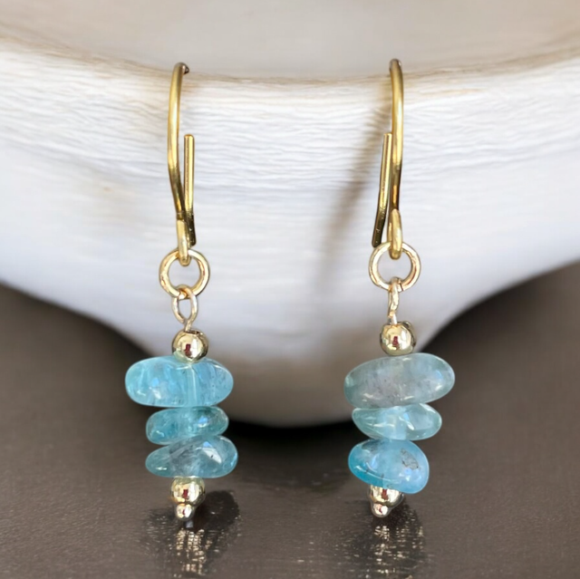 Boucles d’oreilles Apatite