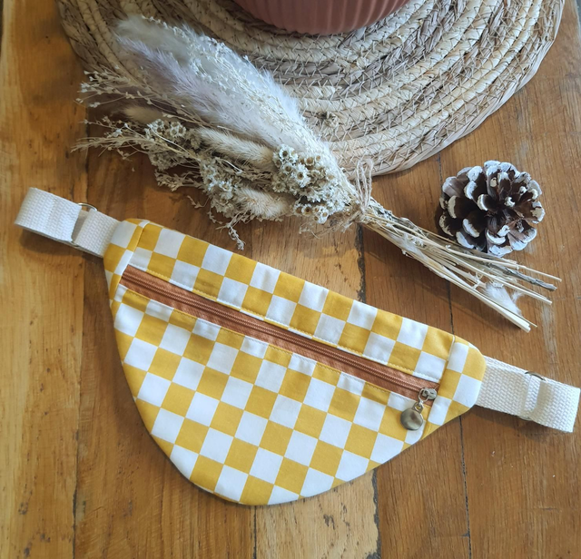 Banane carreaux jaunes