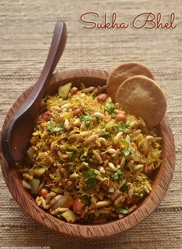 Sukha Bhel – Dry Indian Puff Rice Snack