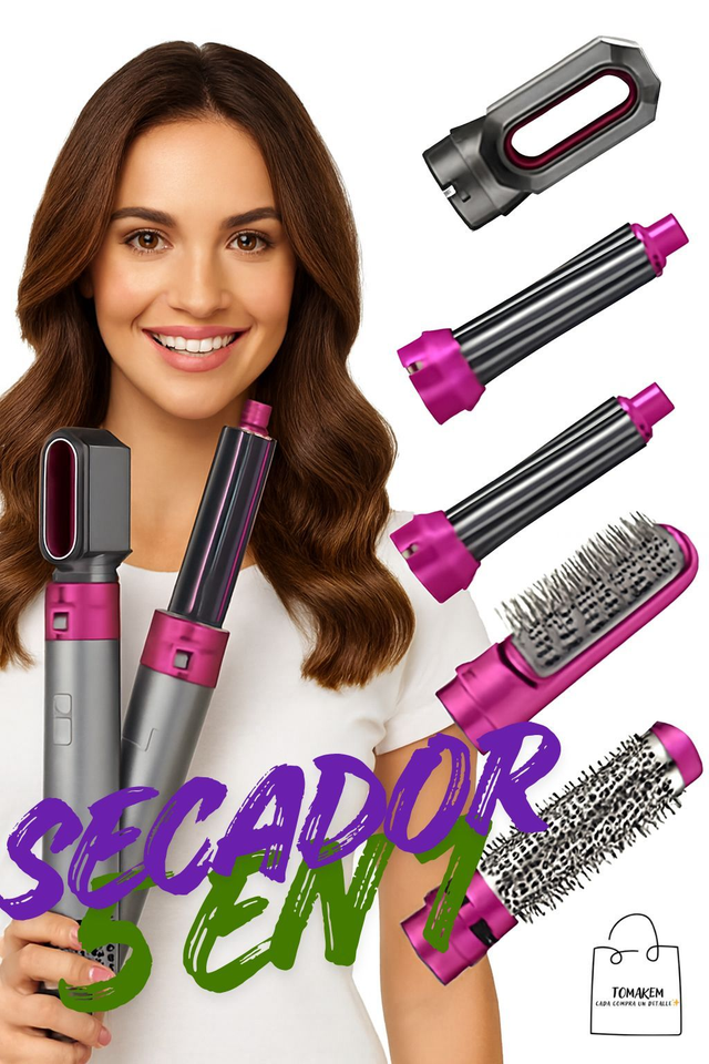 SECADOR DE PELO 5 EN 1