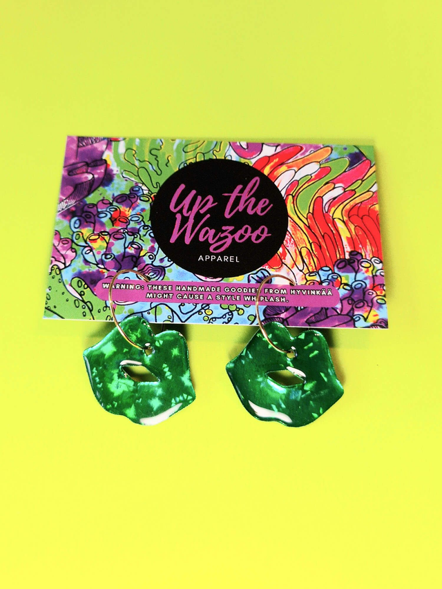 XOXO korvakorut, smaragdi