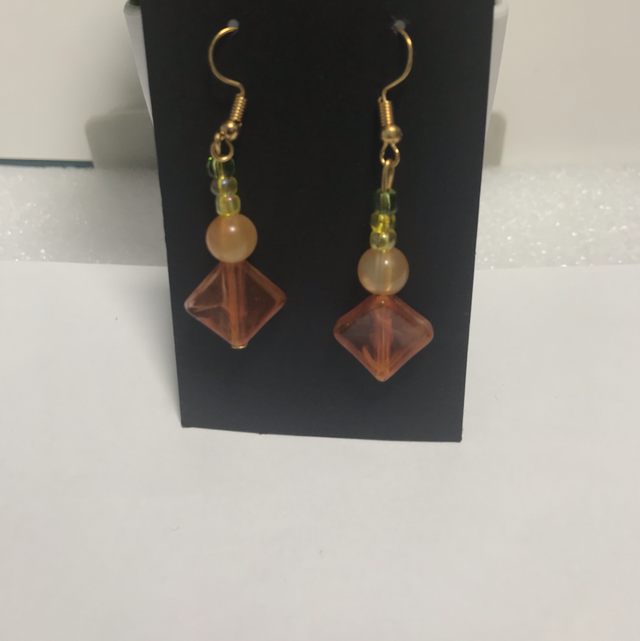 Peach Dangling Earrings- PCDE15
