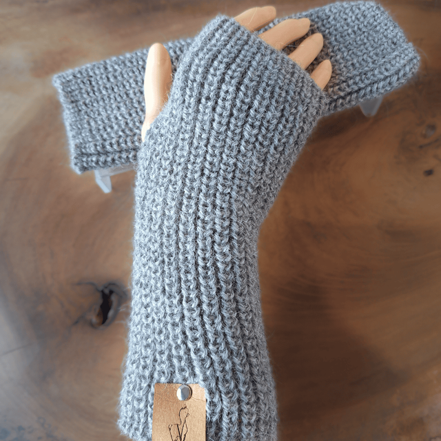 Mitaines gris chiné - collection immuable