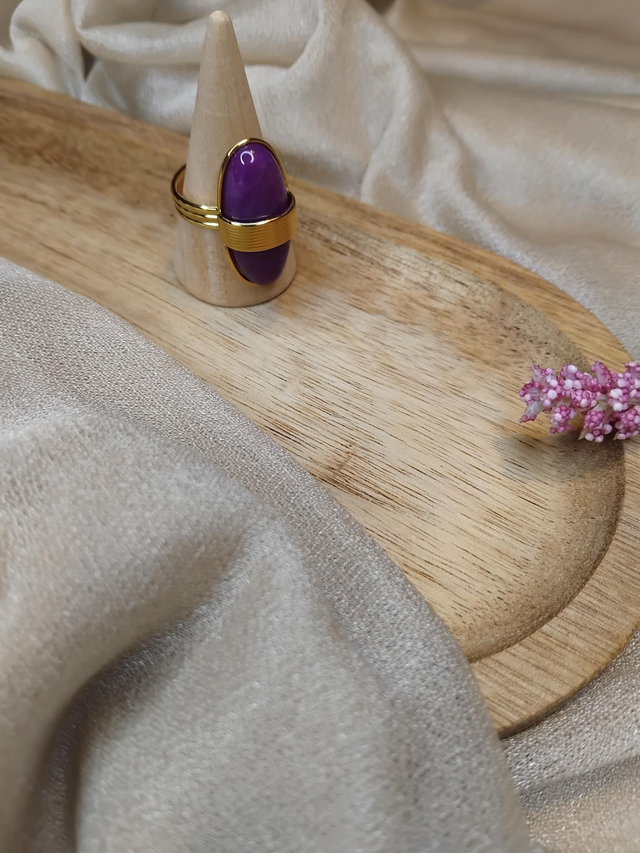 Bague ajustable en acier inoxydable 