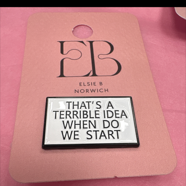 Thats a terrible idea when do we start pin