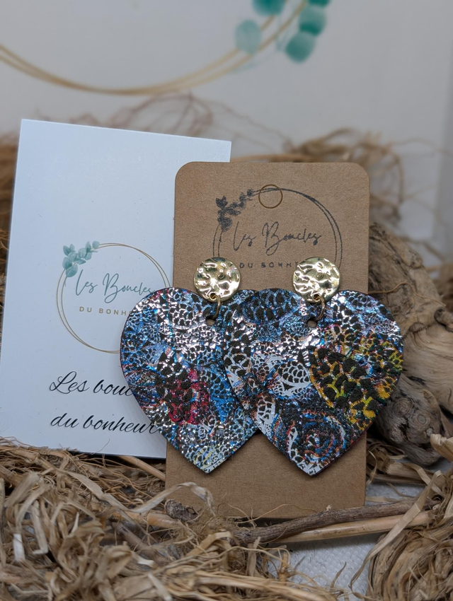 Boucles d&#039;oreilles Asymétrique zk149