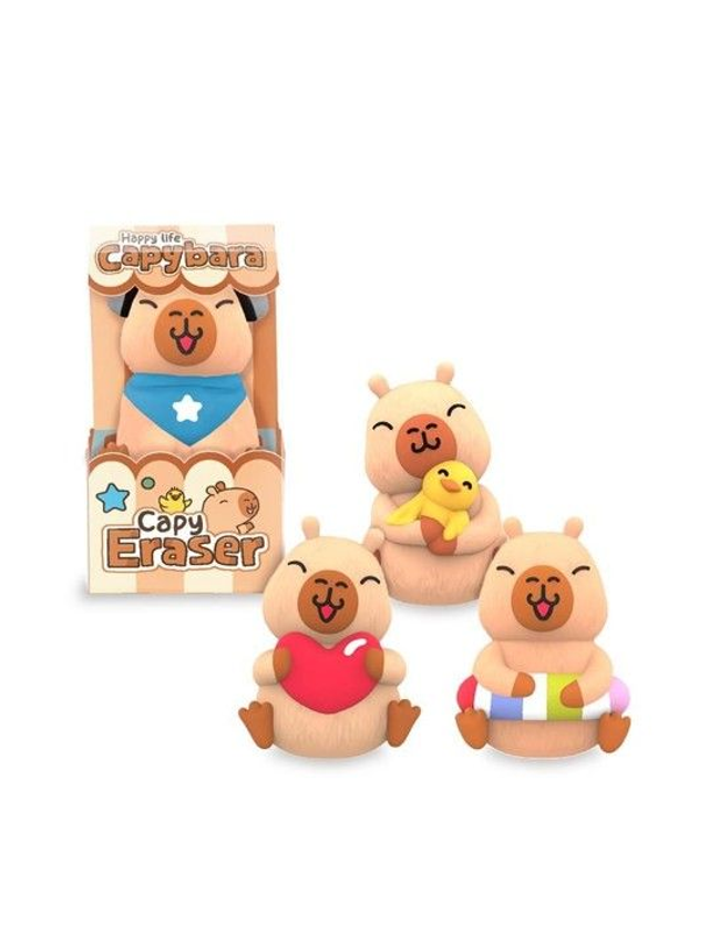 Capybara RADIERER HAPPY LIFE (unterschiedliche Designs, 1 Stück)