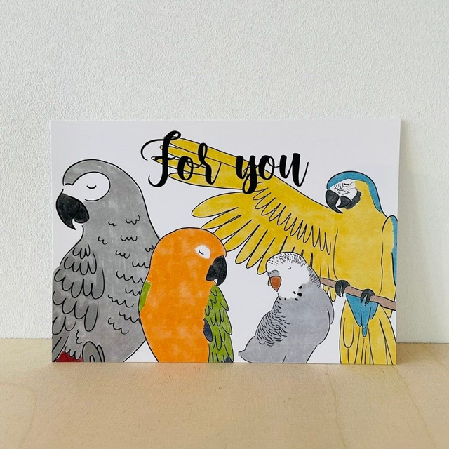 Ansichtkaart &quot;For you&quot;, 10 x 15 cm