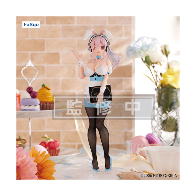 Super Sonico: SoniAni (Waitress Light Blue Color Ver.) BiCute Bunnies Figure