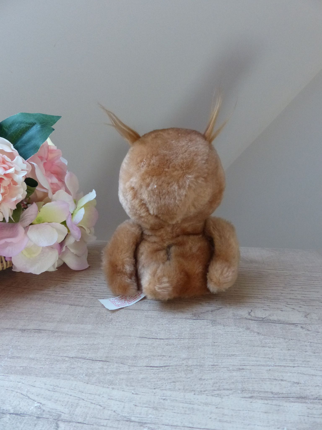 Peluche Chouette Hibou Nature Animal Jouet Fun Farm Collection Souvenir Vintage 1979, Doudou Adulte Forme Hibou, Décoration Peluche Animal