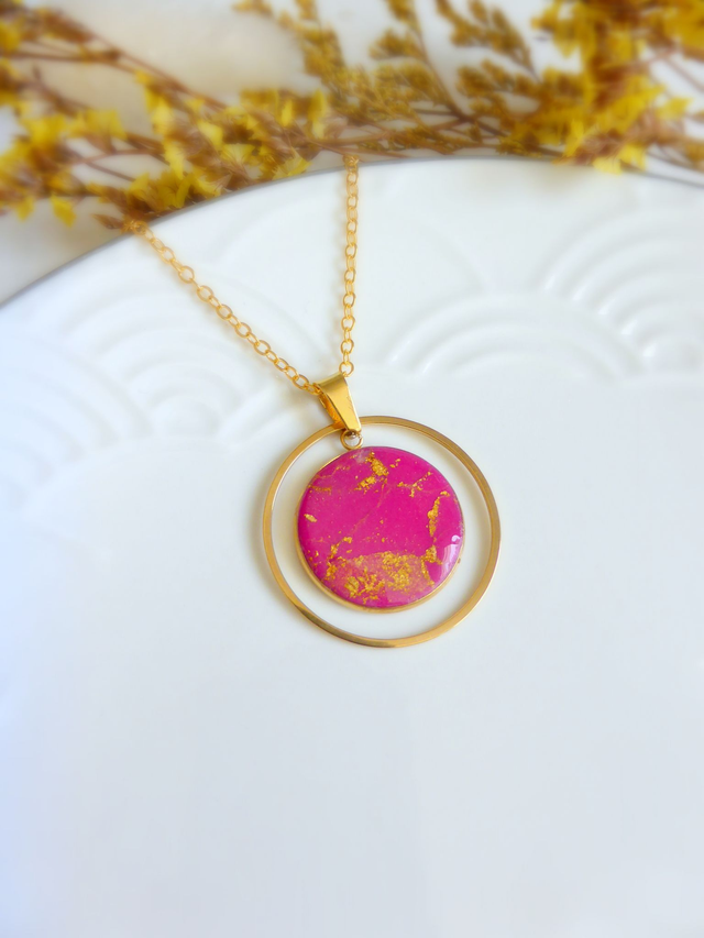 Collier - Framboise audacieuse