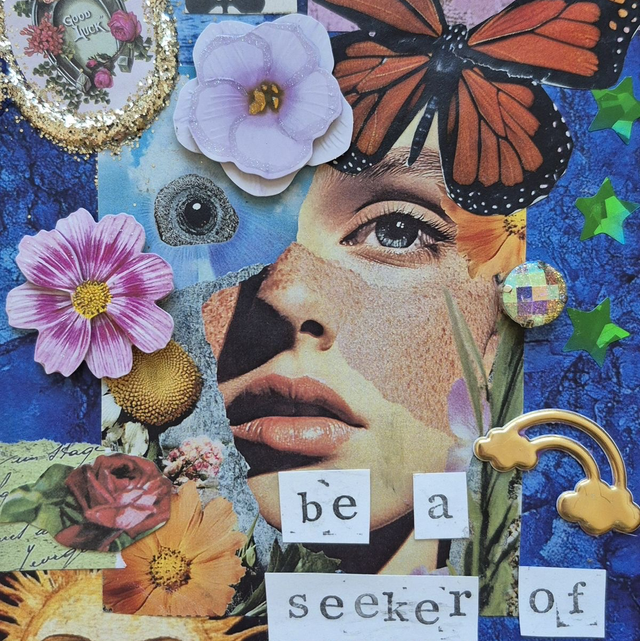 Atelier Mosaïque de soi, collage, dessin Jeu.26 Juin 14h-16h