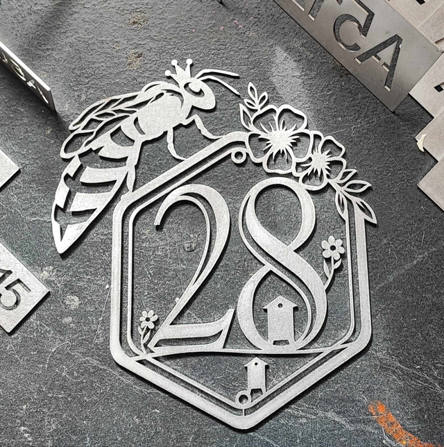 NUMERO MAISON REINE INOX