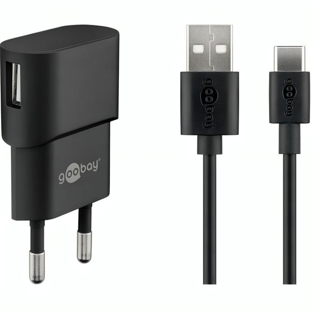Oplader USB-C + Adapter