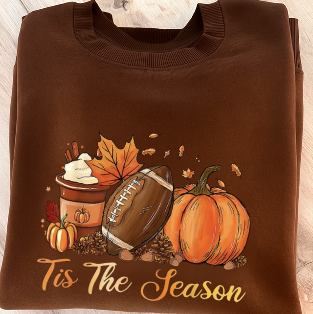 Sweat marron automnale 